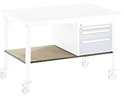 Ablageboden, MDF Platte, 22 mm stark BxT 1250x800 mm