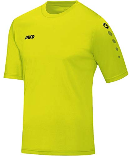 JAKO Unisex Kinder Team (Kurzarm) Fußballtrikots, Lime, 164 EU