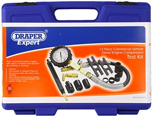 Draper 43053 Kompressionstester-Kit für Dieselmotor 13-teilig