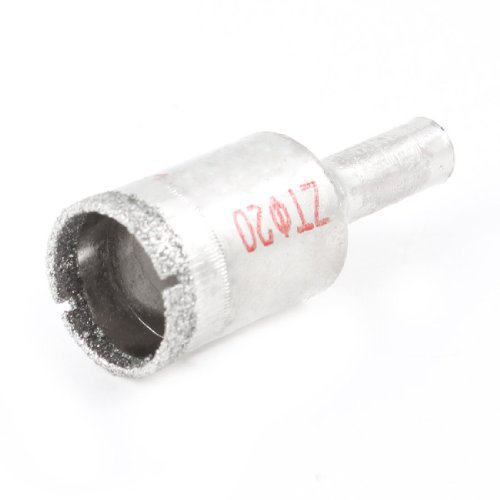 sourcing map Trépan Diamant Foret Scie Cloche pour Verre Carrelage Céramique 20mm Diamètre du trou de Coupe