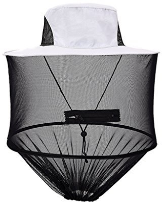 great blue productions inc. Unisex-Adult Imkerhut Anglerhut für Bienenschutz Moskitoschutz, hellgrau, 1pcs