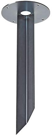 SLV mechanische Komponente Erdspiess für RUSTY CONE 40 / 70 / Erdspieß für Außenlampe, Beleuchtung von Garten, Terrasse, Pflanzen, Wegen, Aussen-Leuchte, Außen-Strahler / grau
