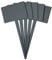 SECURIT - Silhouette TAG Gartenstecker 5er-Set + 1 Kreidemarker - Rechteckig - Doppelseitig - Für Cafés, Bars, Restaurants, Geschäfte - 18x8x0,1cm - Schwarz