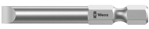 Wera Series 4 800/4 Z Tabelle Metall-Bit, Schlitz 1 mm x 6,0 mm x 50 mm Klinge, 1/10,2 cm Drive