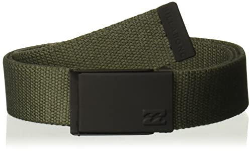 Billabong Herren Klassischer Webgürtel Gürtel, Military, Einheitsgröße