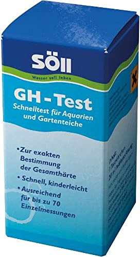 Söll 81358 GH-Test, 20 ml - Test zur Wasseranalyse, exakte Messung der Gesamthärte (GH-Wert), für Aquarien und Gartenteich Fischteich Schwimmteich