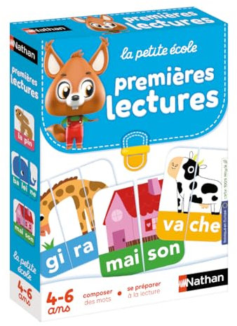 Nathan – 31406 – Lernspiel zum Lesenlernen – Premières Lectures (französische Version)