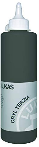 LUKAS CRYL TERZIA 500 ml - Acrylfarbe in Studien-Qualität - Farbton Umbra