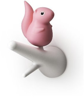 Qualy Garderobenhaken, Plastik, 5 x 7 cm