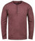 !Solid SDTimur Herren Longsleeve Langarmshirt Shirt mit Grandad-Ausschnitt 100% Baumwolle Regular fit, Größe:L, Farbe:Wine Red (0985)
