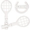 Wii Racing Tennis Set