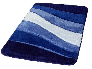 Meusch Badteppich Ocean blau 60 x 100 cm, Royalblau