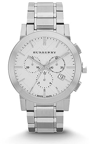 BURBERRY BU9350 Armbanduhr, Edelstahl-Armband, silberfarben, Silber, Armband