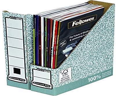 Fellowes 186004 1860 Bankers Box, System Stehsammler, 10 Stück, grau