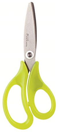 1 Schulschere Schere rund 14,5cm, farblich sortiert (pink, blau oder gelb) Smart Scissiors, Raffinerte Scheren 145mm
