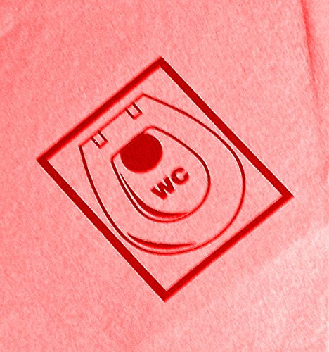 meiko PROFESSIONAL CLEANING Feuchtwischtuch rosa 35 x 40 cm - Pikto WC, 10 stück