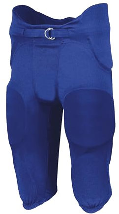 Russell Athletic Boys Integrated 7-Piece Pad Football Pant - Premium Youth Integrated Pants for All-Star Performance NO Royal