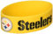 aminco NFL Pittsburgh Steelers Silikon-Gummi-Armband, 2er-Pack
