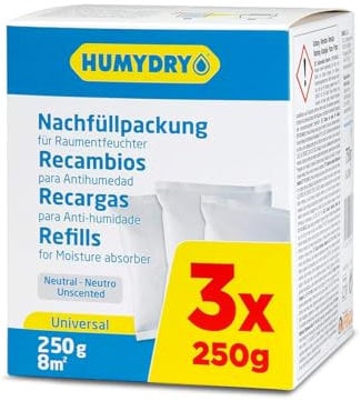 HUMYDRY Recambios Antihumedad 3x250g