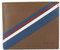Tommy Hilfiger Herren-Geldbörse aus Leder mit doppeltem Billfold Passcase (Honey Tan)