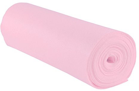 folia 520026 - Bastelfilz, mit feiner Wollqualität, 1 Rolle ca. 45 cm x 5 m, rosa, klebefleckenfreie Verarbeitung - ideal für vielfältige Bastelarbeiten