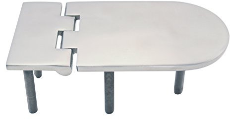 Edelstahl Scharnier mit Gewinde M6 127x65mm ARBO-INOX