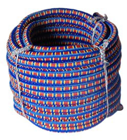 Chapuis - Sandow Couleur - Caoutchouc Elastique - Gaine Tressée - Résistance à la Rupture Indicative 102 kg - Diamètre 8 mm - Longueur 10 m - Haute Fiabilité
