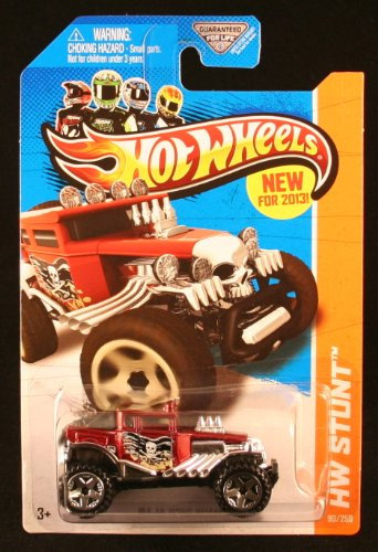 Hot Wheels 90/250 BAJA BONE SHAKER (Rosso) - 2013 HW Stunt