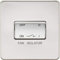 Knightsbridge SF1100PC Screwless 10 A 3 Pole Fan Isolator Switch, Polished Chrome