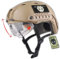 ATAIRSOFT Airsoft Taktisch Kampf Paintball Schnell Bj Typ Helm Mit Schutzbrille DE