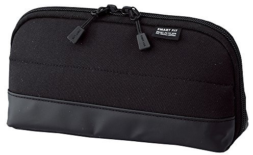 Lihit Lab Smart Fit Stifteetui (Federmäppchen), marineblau, 20,3 x 10,2 cm (A7688-11) Schwarz