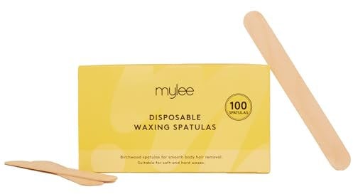 Mylee Lot de 100 spatules jetables en bois de qualité professionnelle pour épilation à la cire chaude