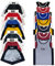 PSS Boxing Boxen Set Kinder 3 bis 14 Jahre Shorts + Tanktop Boxen Anzug Kick Boxing Kickboxen Muay Thai, Rot Größe 11-12 Jahre