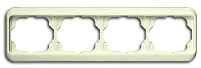 Busch-Jaeger 1724-22G Abdeckrahmen 4fach Rahmen elfenbein/weiß 1724-22G