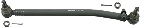 febi bilstein 21728 Lenkstange mit Kronenmuttern und Splinten, 1 Stück