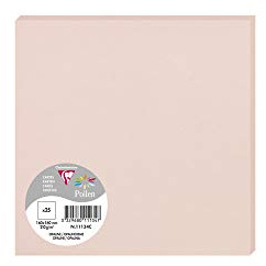 Clairefontaine 11134C Packung (mit 25 Karten Pollen 160 x 160mm) 210g, opalincreme