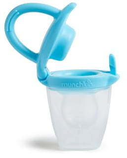 Munchkin Fruchtsauger aus Silikon, 1er Pack, blau, 40 g