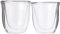 La Cafetière CA880206 Set of 2 Jack Insulated Cappuccino Glasses, 190 ml (6 fl oz)
