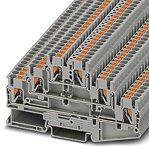 Phoenix Contact PT 2.5-3L Reihenklemme Dreifach Grau, 0.14 → 4mm², 500 V / 20A, Einstecken, Packung a 10 Stück