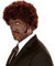 NET TOYS Afro Perücke Pulp Fiction Lockenperücke Afroperücke Locken Perücke Minipli Reggae Rasta 80er Jahre Kostüm Accessoire