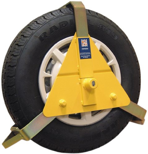Maypole 10-14 Heavy Duty Triangular Wheel Clamp Security for Trailers, Caravans, Cars, Vans, Horseboxes, Motorhomes