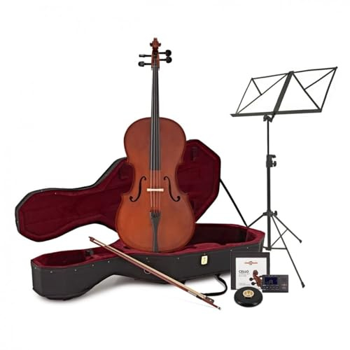 Cello i Full Storlek med Fodral + Nybörjarpaket