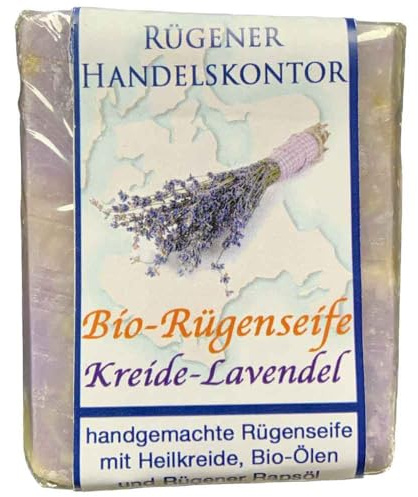 Rügenseife Kreide-Lavendel mit Rügener Heilkreide und Lavendelöl