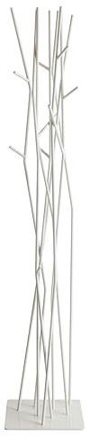 DesignYu Covo Latva Designer‑Kleiderständer – Skandinavischer Garderobenständer – Baumkronen‑Design von Mikko Laakkonen – 178 cm Höhe – Ideal für Flur, Schlafzimmer & Büro (weiß)