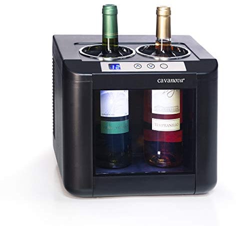 Cavanova OW002, Enfriador de Vino, Capacidad 2 Botellas, 5°-18°C