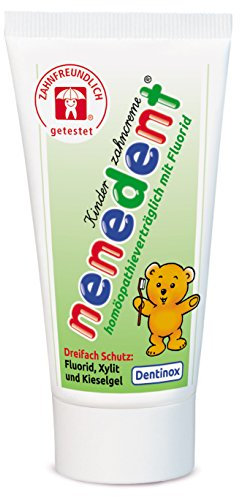 Nenedent Kinderzahncreme Homapathievertraglich mit Fluorid, 6er Pack(6 x 50 ml)