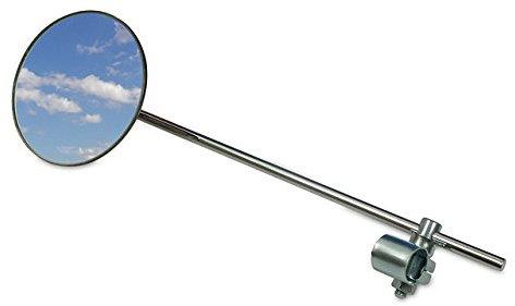 Spiegel - rund, Stabspiegel mit Befestigungsschelle* Ø22mm passend für AWO