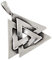 AFP Anhänger Wotansknoten germanische Mythologie 925 Sterling Silber AS-409