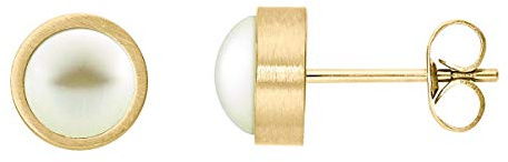 Heideman Ohrringe Damen Coma Gold Edelstahl mit Kristall 6mm poliert | Coma Ohrstecker Gold, Edelstahl, funkelnder Zirkonia, glamouröse Solitär-Ohrstecker, Damen, nickelfrei, Geschenkidee