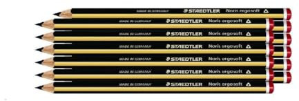 STAEDTLER Noris Ergosoft 153 Jumbo Schreiblernstift Härtegrad 2B 12 Stück, Gelb